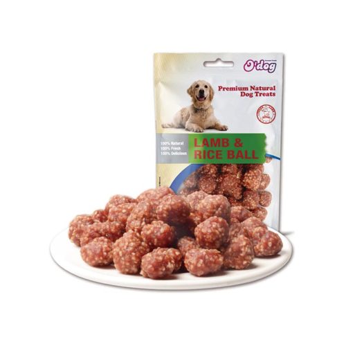 (او داگ) تشویقی سگ توپی با طعم گوشت بره و برنج 100 گرمی